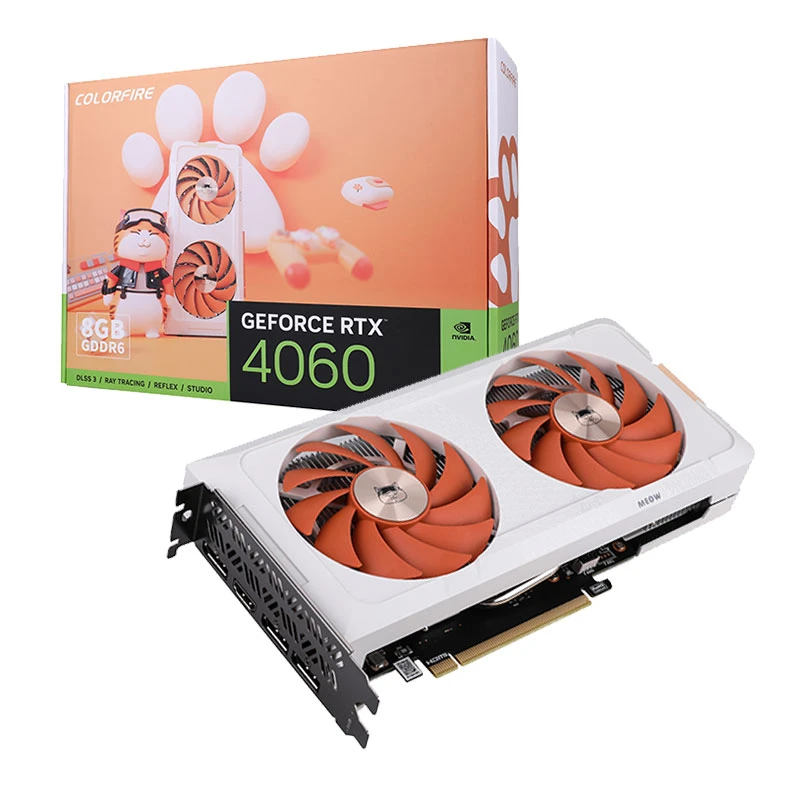 Colorful COLORFIRE GeForce RTX 4060 MEOW-ORG 8GB-V